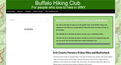 Desktop Screenshot of buffalohikingclub.com